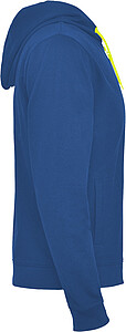 Unisex mikina ROLY FUJI, královská modrá/žlutá, XL