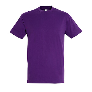 UNISEX ROUND COLLAR T-SHIRT REGENT, DARK PURPLE, L