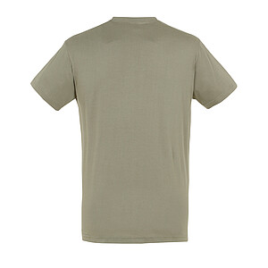 UNISEX ROUND COLLAR T-SHIRT REGENT, KAKI, L
