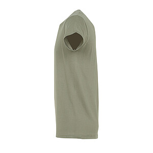 UNISEX ROUND COLLAR T-SHIRT REGENT, KAKI, L