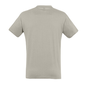 UNISEX ROUND COLLAR T-SHIRT REGENT, LIGHT GREY, L