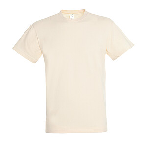 UNISEX ROUND COLLAR T-SHIRT REGENT, NATURAL, L