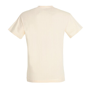 UNISEX ROUND COLLAR T-SHIRT REGENT, NATURAL, L