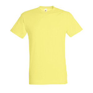 UNISEX ROUND COLLAR T-SHIRT REGENT, PALE YELLOW, L