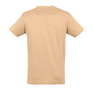 UNISEX ROUND COLLAR T-SHIRT REGENT, SAND, L