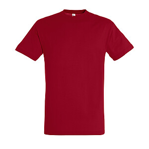 UNISEX ROUND COLLAR T-SHIRT REGENT, TANGO RED, L