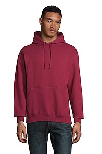 Unisex sweatshirt SOLS CONDOR,burgundy, size XS