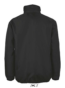 UNISEX WATER REPELLENT WINDBREAKER - SOLS SHIFT, black, 2XL
