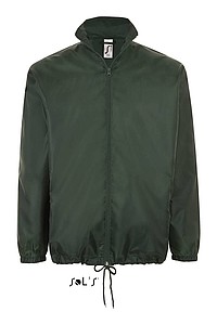 UNISEX WATER REPELLENT WINDBREAKER - SOLS SHIFT, forest green, L