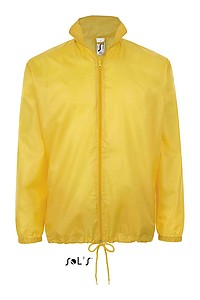 UNISEX WATER REPELLENT WINDBREAKER - SOLS SHIFT, gold, L