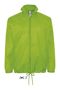 UNISEX WATER REPELLENT WINDBREAKER - SOLS SHIFT, lime, L