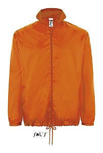 UNISEX WATER REPELLENT WINDBREAKER - SOLS SHIFT, orange, L