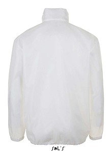 UNISEX WATER REPELLENT WINDBREAKER - SOLS SHIFT, white, XS