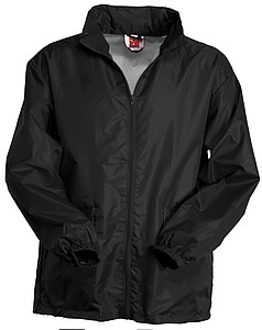 Unisex waterproof jacket PAYPER WIND, black, L