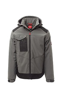 Unisex winter jacket Payper PERFORMER PAD, grey, size XS