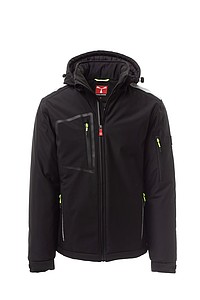Unisex winter jacket Payper STREAM PAD, black, size XXS