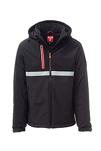 Unisex winter jacket Payper WISE PAD, anthracit, size L
