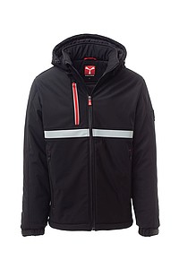 Unisex winter jacket Payper WISE PAD, black, size L