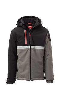 Unisex winter jacket Payper WISE PAD, grey, size L