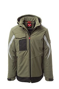 Unisex winter jacket Payper WONDER PAD, army green, size S