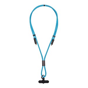 Universal phone lanyard, blue