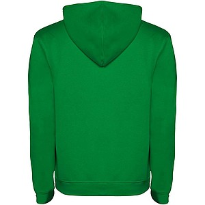Urban kids hoodie, green with white details, 5/6 years