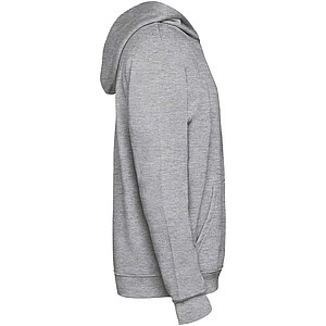 Urban kids hoodie, grey with black details, 9/10 years