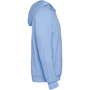 Urban kids hoodie, light blue with white details, 5/6 years