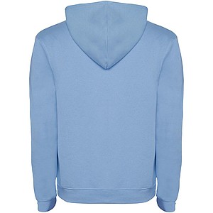 Urban kids hoodie, light blue with white details, 9/10 years