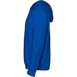 Urban kids hoodie, roayl blue with white details, 5/6 years