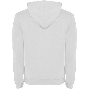 Urban kids hoodie, white with blue details, 5/6 years