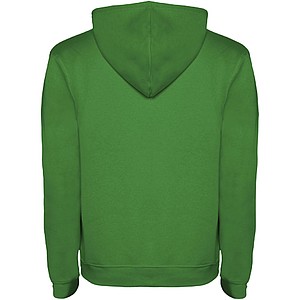 Urban mens hoodie, green with white details, XS