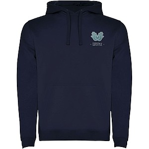 Urban mens hoodie, navy, L