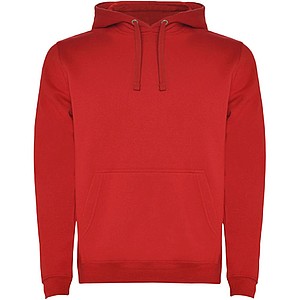 Urban mens hoodie, red, L
