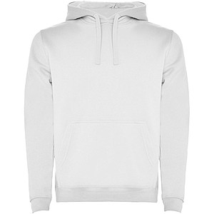 Urban mens hoodie, white, L