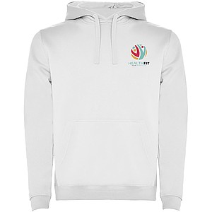 Urban mens hoodie, white, L