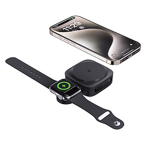 Urban Vitamin Goleta 2-in-1 15W magnetic wireless charger, black
