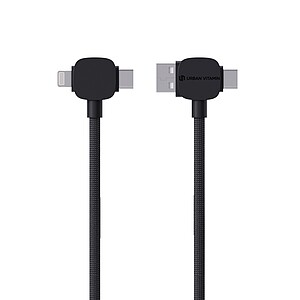 Urban Vitamin Stockton 65W RCS RTPE/RPET magnetic cable, black