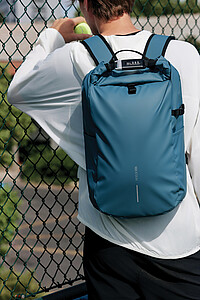 Urban Water Resistant Anti-theft Backpack, blue, black