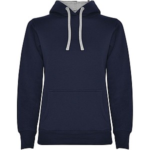 Urban womens hoodie, navy with grey details, S