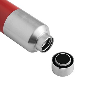 Vacuum drinking bottle 600 ml, red