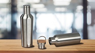 Vacuum drinking bottle