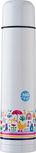 Vacuum flask, 1 litre capacityWhite