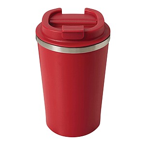 Vacuum insulated drinking bottle 350 ml, red
