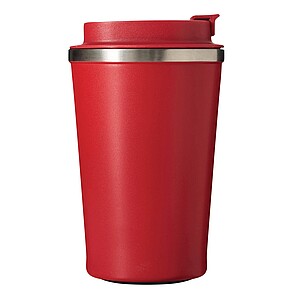 Vacuum insulated drinking bottle 350 ml, red