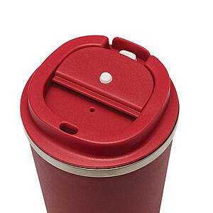 Vacuum insulated drinking bottle 350 ml, red