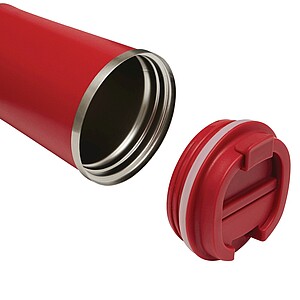 Vacuum insulated drinking bottle 350 ml, red
