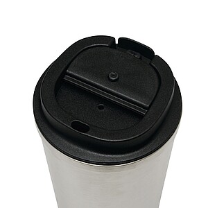 Vacuum insulated drinking bottle 350 ml, silver