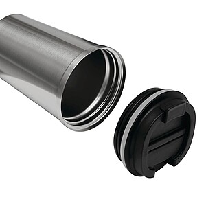 Vacuum insulated drinking bottle 350 ml, silver