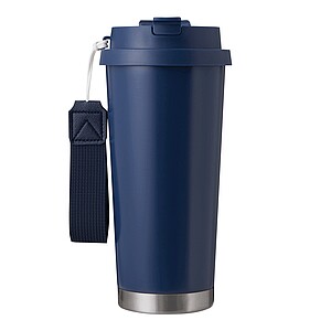 Vacuum insulated drinking bottle 500 ml, navy blue
